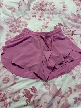 all in motion Lavender-Pink Layered Athletic Shorts